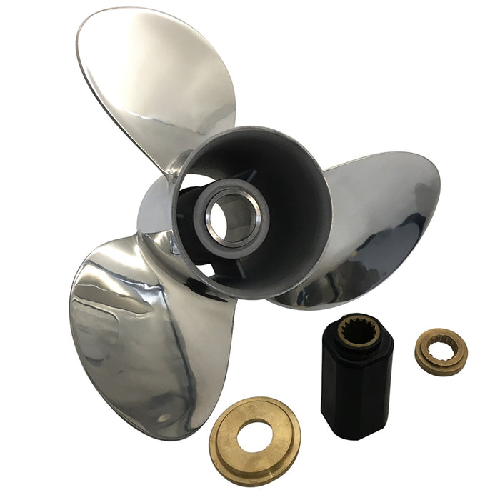 Captain Propeller 15.25x19 Fit Suzuki Outboard Engines DF200 DF225 DF300 Stainless Steel 15 Tooth Spline RH 990C0-00830-19P