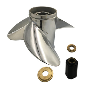 Captain Propeller 15 1/2X17 Fit Yamaha Outboard Engines 150HP 175HP VF200HP Stainless Steel 15 Tooth Spline LH 6CF-45978-20-00