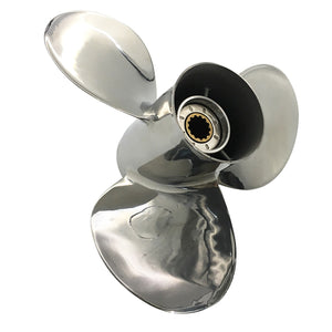 Captain Propeller 11 5/8x11 Fit Yamaha Outboard Engines T25HP 48HP F50 55HP Stainless Steel 13 Tooth Spline RH 663-45947-02-EL