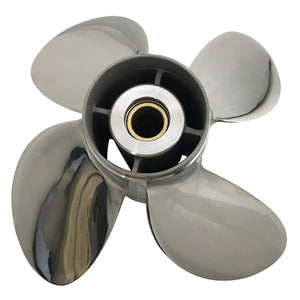 Captain Propeller 13x19 Fit 4 Blade Yamaha Outboard Engines F75 80HP 85HP 90HP F90 F100 Stainless Steel 15 Tooth Spline RH