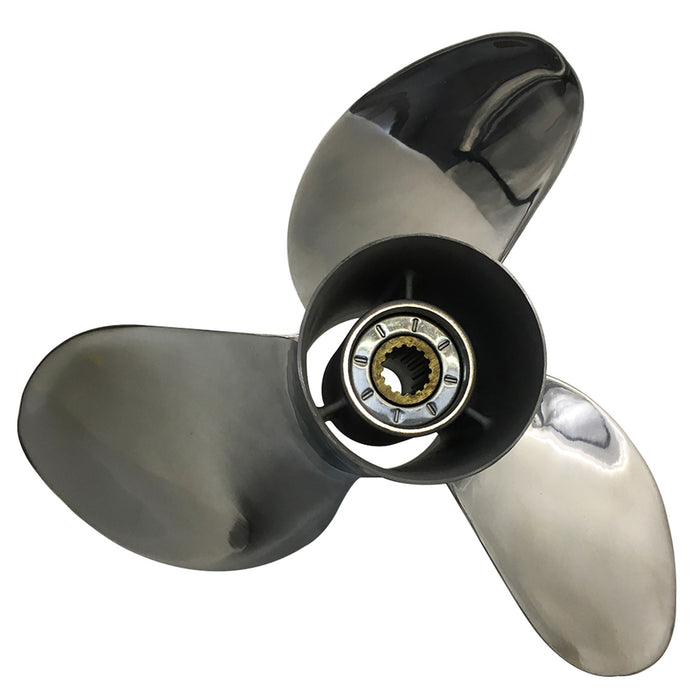 Captain Propeller Stainless Steel 13 7/8x19 Fit Honda Outboard Engine BFP60HP BF90 BF115HP 15 Splines LH 58133-ZW1-B19HR