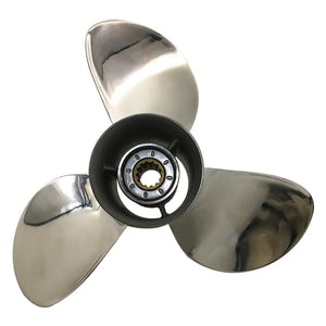 Captain Propeller 10 1/8x13 Fit Yamaha Outboard Engines F25 20HP 30 HP Stainless Steel 10 Tooth Spline RH MAR-GYT3B-02-13