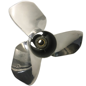 Captain Propeller 12x14 Fit Yamaha Outboard Engines T25HP F30 40HP 48HP 60HP F40 F50 55HP Stainless Steel 13 Tooth Spline RH