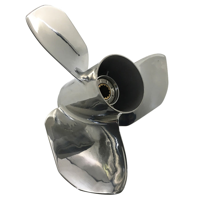 Captain Propeller 12x13 Fit Yamaha Outboard Engines T25HP F30 40HP 48HP 50HP F40 F50 55HP Stainless Steel 13 Tooth Spline RH