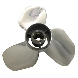 Captain Propeller 12x13 Fit Yamaha Outboard Engines T25HP F30 40HP 48HP 50HP F40 F50 55HP Stainless Steel 13 Tooth Spline RH
